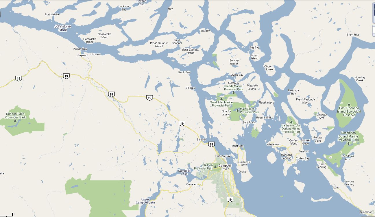 Carte 2, étapes Cortes bay, refuge Cove,Thurston bay à Sonora island, Knox bay à East Thurlow island, Blenkinsop bay à East Cracroft island, Forward bay RE_09_colbrit_carte_12.jpg